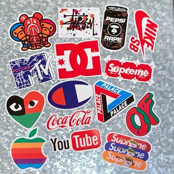 (100 count) Cool Vinyl Skateboard Stickers | Glossy - Picture 6 of 8